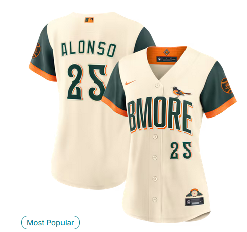 Men Baltimore Orioles #25 Alonso Cream Nike 2026 City Connect Stadium Jersey->baltimore orioles->MLB Jersey